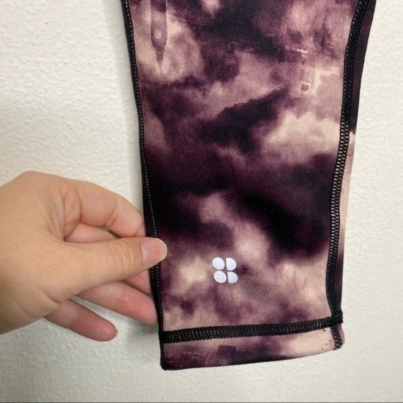Sweaty Betty Reversible Yoga Leggings - aubergine london print - Picture 5 of 8